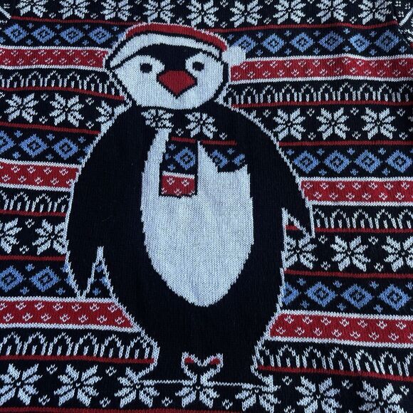 Christmas Sweater Mens Extra Large XL Fair Isle Snowman Ugly Sweater‎ Holiday - Picture 3 of 9